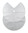 Premium Circular Lazy Susan Shelf Liner Kit For Kitchen Cabinets And Pantry Shelves, non slip white surface, 30 inch diameter, 2 pack