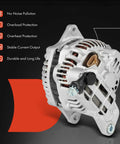 Top Notch Alternator For Subaru Outback 2005 2006 Forester 2006 2010 Impreza 2006 2010 Legacy 2005 Saab 9 2X 2006 2.5L 12V 110A 5 Groove Pulley Replacement