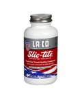 Premium Thread Sealant Paste With PTFE For Metal And Plastic Pipe Threads Half Pint Jar With Brush In Cap White