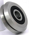 Premium Quality RM2-2RS 3/8" ID Bore V-Groove Ball Bearing W2-2RS close-up showing sealed edge and precision design.