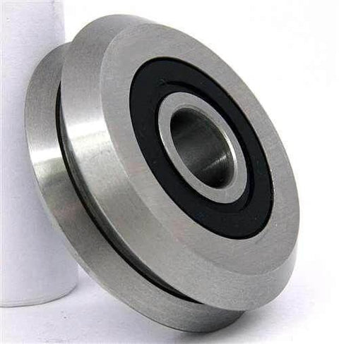 Premium Quality RM2-2RS 3/8" ID Bore V-Groove Ball Bearing W2-2RS close-up showing sealed edge and precision design.