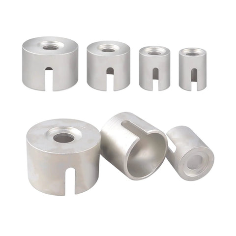 27 Piece Universal Press And Pull Sleeve Kit For Bearing Removal And Installation Tool Set showing various steel sleeves