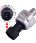 High-Accuracy 0-100 PSI Pressure Sensor Transducer With 1/8-27 NPT Thread, 0.5-4.5V Output, 316 Stainless Steel Housing close-up view