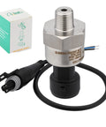 0-200 Psi Pressure Transducer Sensor With 1/8 Inch NPT 316 Stainless Steel Thread And Harness Connector For Oil Fuel Air Water Systems