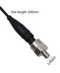 Built Tough 500 Psi 1/8 NPT Pressure Transducer Sensor with stainless steel body for oil pressure sender, cable length 240mm