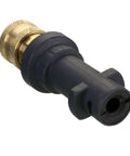 Pressure Washer Gun Adapter For Karcher K2 K3 K4 K5 K6 K7 Pre 2010 Models And Stanley SLP Guns Converts To One Quarter Inch Quick Connect Fitting Easy Install with brass and plastic material shown