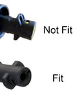 Pressure Washer Gun Adapter For Karcher K2 K3 K4 K5 K6 K7 Pre 2010 Models And Stanley SLP Guns Converts To One Quarter Inch Quick Connect Fitting Easy Install details correct and incorrect fittings