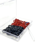 Universal Pressure Washer O Ring Kit With 100 Pieces Dual Size For One Quarter And Three Eighths Inch Quick Connect Fittings in case