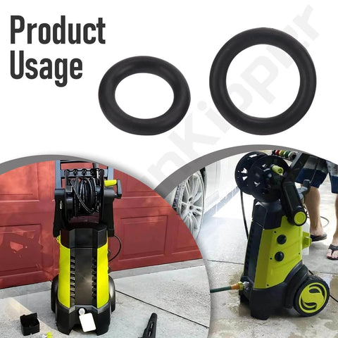 Heavy Duty Replacement O Ring Kit For Electric Pressure Washers Includes Small And Large Rubber Seals