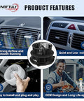 Product features of AC Blower Motor Fan Assembly For Toyota Prius 2001 2009 Replacement HVAC Heater Blower Motor