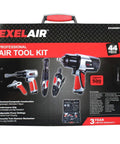 44 Piece Pro Grade Air Tool Accessory Kit With Heavy Duty Impact Wrench Air Ratchet Die Grinder Blow Gun Air Hammer