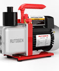 Pro Grade Four CFM Rotary Vane Vacuum Pump With One Third Horsepower Motor For HVAC And Auto AC R410a Recharging, degassing tasks