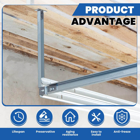 Installed Eight Pack U Post Base Mounts For One Five Eighths Inch Square Single Channel Carbon Steel Q235B Fence Post Bases