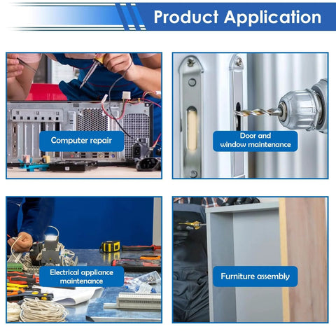 Product application of 516Pcs Nuts and Bolts Assortment Kit 21 Sizes M3 M4 M5 M6 Nuts Washers Screws for machinery, furniture, automotive.