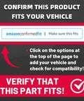 Compatibility check instructions for Rear Shock Absorbers Pair For Chevy Silverado 1500 And GMC Sierra 1500 Classic 1999 To 2007 AWD And 4WD Excludes Z71 And Electronic Suspension Left And Right Included For Easy Install No Fuss Smoother Ride With Less Bounce And Better Control