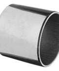 PTFE Lined Sleeve Bearing With Steel Backing for high load industrial use, cylindrical bushing, 45 mm ID, 50 mm OD, 50 mm long.