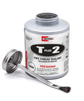 Non Hardening PTFE Enriched Pipe Thread Sealant With Synthetic Fibers For Pros And Diyers To Create Flexible Leak Free Threads On Plastic And Metal Pipes Including Iron And Stainless Steel 16 Oz From RectorSeal T Plus 2, 16 oz can with brush