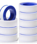 Thicker PTFE Teflon Plumbers Tape Half Inch By 520 Inches Pack Of 8 For Leak Proof Water Pipe Sealing, Heavy Duty Density MEBMIK
