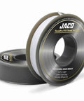 High Density PTFE Thread Seal Tape Mega Roll Half Inch By 125 Feet Two Pack for leakproof seals on brass copper aluminum steel iron PVC