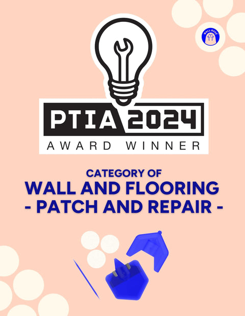 Award-winning Wall Patch Kit For Small Anchor Holes No Spackle No Sanding No Sprays Easy Sticker Application design PTIA 2024