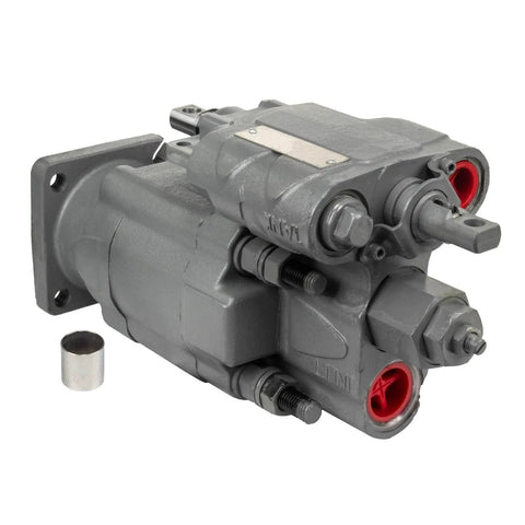 PTO Dump Pump Hydraulic Gear Pump C102 Series 49 GPM @ 1800 RPM, 3000 PSI Direct Mount, grey metal unit with ports