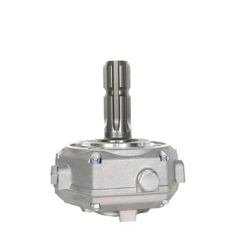 Speed Increaser PTO Gearbox Group 2 Type KM6001-6A PTO Reverser, steel shaft, front view