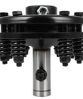 Black PTO Slip Clutch, ACZCR 1-3/8" Smooth Round Ends Slip Clutch, rugged design with springs, suitable for rotary cutter use.