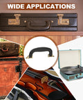 PU Leather Luggage Handle Replacement Strap For Travel Bags Guitar And Musical Boxes, displayed with suitcase and instrument cases.