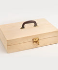 Wooden box with PU Leather Luggage Handle Replacement Strap For Travel Bags Guitar And Musical Boxes Gift Boxes Vintage U Shape