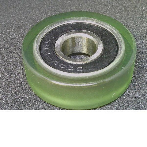PU8X48X16-2RS Polyurethane Rubber Bearing with tire 8x48x16mm Sealed Miniature - VXB Ball Bearings