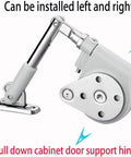 Front Desk Soft Open Cabinet Hinge Pull-Down, 105 ° Pull-Down Support Hinge, MEIYOULE for opening lid doors downwards, left and right install