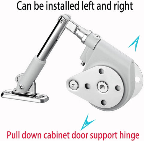 Front Desk Soft Open Cabinet Hinge Pull-Down, 105 ° Pull-Down Support Hinge, MEIYOULE for opening lid doors downwards, left and right install