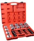 Open case with Pull and Press Sleeve Kit with 28 Pcs Universal Remove Bushes Bushing Bearings Seals for HGV and LCV Engines