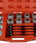 Pull and Press Sleeve Kit with 28 Pcs Universal Remove Bushes Bushing Bearings Seals in orange case