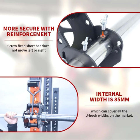 Pulley System For Gym Power Rack Attachments Smith Machine Cable Crossovers And Multifunction Training Kit with reinforcement detail