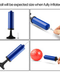 Pump and needle for Mini Knobby Balls - (Pack of 12) Bulk 5 Inch Sensory Balls and Spiky Massage Stress Balls
