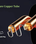 Pure copper tube with coiled wire, highlighting smooth plug feature, compatible with All In One 220W Plastic Welder Kit With 150W Iron.