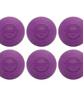 Practice Lacrosse Balls - 1, 2, 3, 6, 12, 18, 24, 36, 60 and 120 Packs - Official Size and Weight - Purple, six balls display