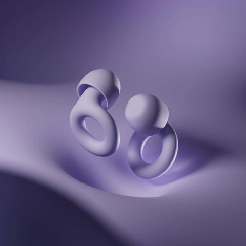 Ultra comfortable, reusable ear plugs engineered for sleep, study, travel, featuring four tip sizes and flexible silicone.