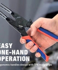 All In One Push To Connect Clamp Tool For Brass Push Fittings Removal, ergonomic handles, quick disconnect for pipes.