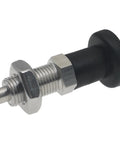 Push Fit Ball Nose Spring Plunger Heavy Duty Stainless Steel 304 Non Locking Spring Return Knob Plunger M10 Thread Indexing Plunger