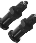 2 Pack Push Fit Ball Nose Spring Plungers With M12x1.5 Threads, Steel Retractable Return Knob, Non Lock Out Indexing Design