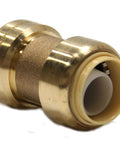 EFIELD 1/2 Inch Push Fit Fitting Bundle Pack of 10 for PEX Copper and CPVC Connectors, coupling close-up view