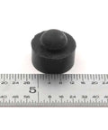Push In Rubber Bumper With Tight Grip Stem Fits Quarter Inch Hole For Use In One Sixteenth Inch Panel Thickness Half Inch Diameter