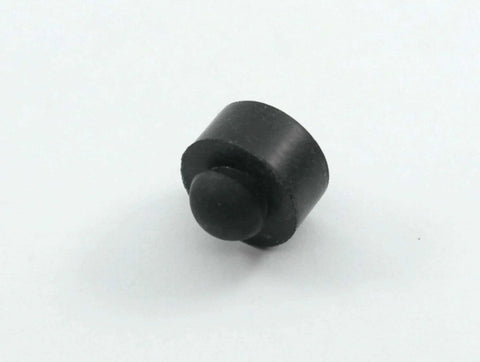 Push In Rubber Bumper With Tight Grip Stem Fits Quarter Inch Hole For Use In One Sixteenth Inch Panel Thickness Half Inch Diameter