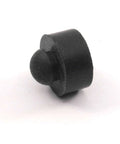 Push In Rubber Bumper With Tight Grip Stem Fits Quarter Inch Hole For Use In One Sixteenth Inch Panel Thickness Half Inch Diameter
