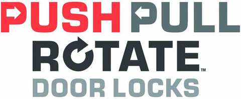 Satin Nickel Push Pull Rotate Door Lock Single Cylinder Deadbolt With Anti Pry Shield, Anti Drill Plate logo image
