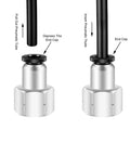 Diagram of 1/4 Inch Air Tube Fittings Set Pro Grade Featuring 1/8 NPT Female Push To Connect Quick Connect Air Hose Fittings 5 Pack