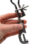 Five Pack Burette Clamp With Bosshead And Test Tube Holder For Lab Use, PVC Coated Round Jaws Deliver Non Slip Grip By EISCO