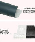 Black and white PVC conveyor belt material with abrasion resistance description for industrial packing machines replacement belt